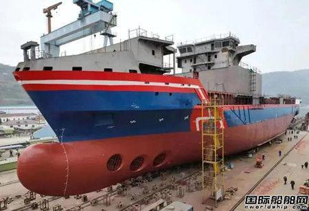 原來是這家停產(chǎn)多年的船廠 這艘全球最大遠洋通信海纜鋪設船下水