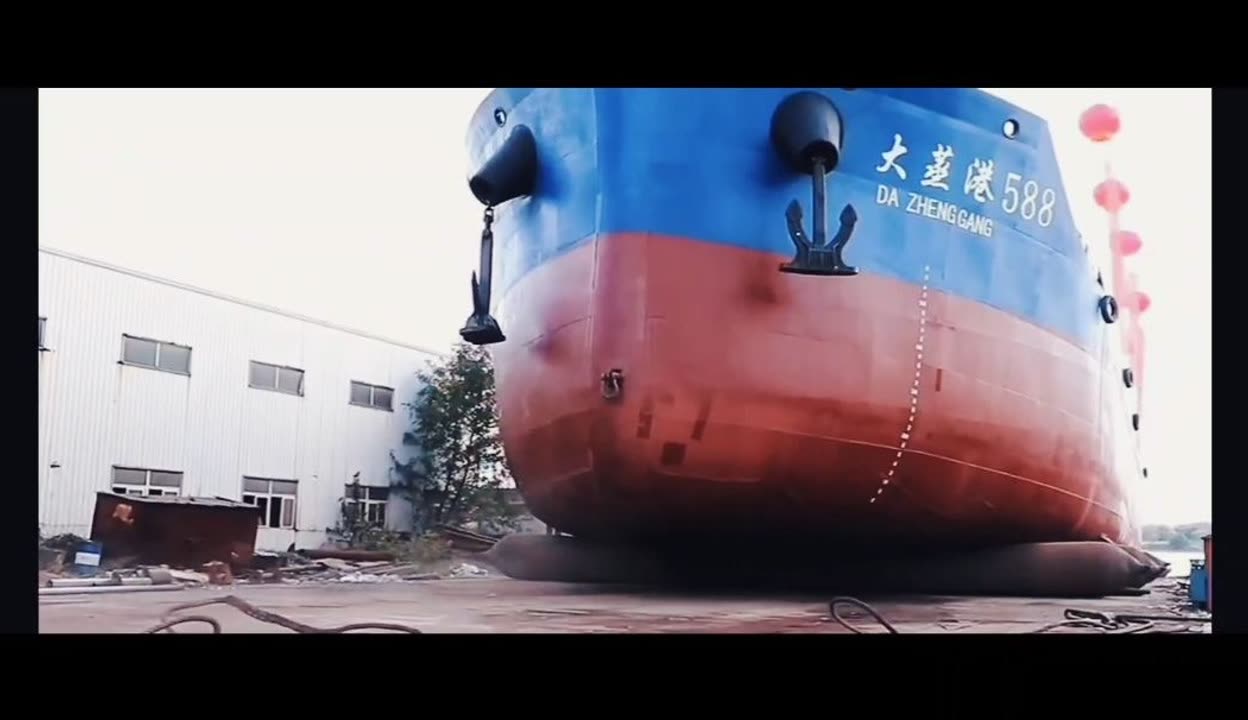 船舶氣囊工藝顯威力，大蒸港兩船同日順利吉水